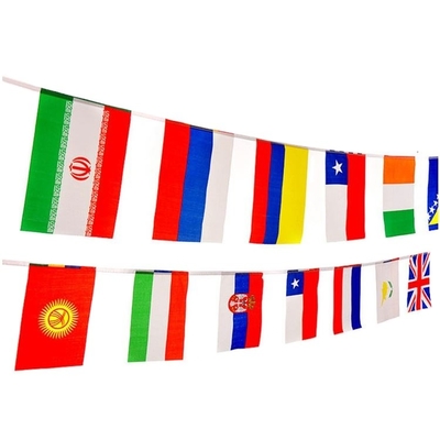 68D / 100D σημαία 10x15cm σειράς πολυεστέρα διεθνείς σημαίες σειράς μεγέθους συνήθειας